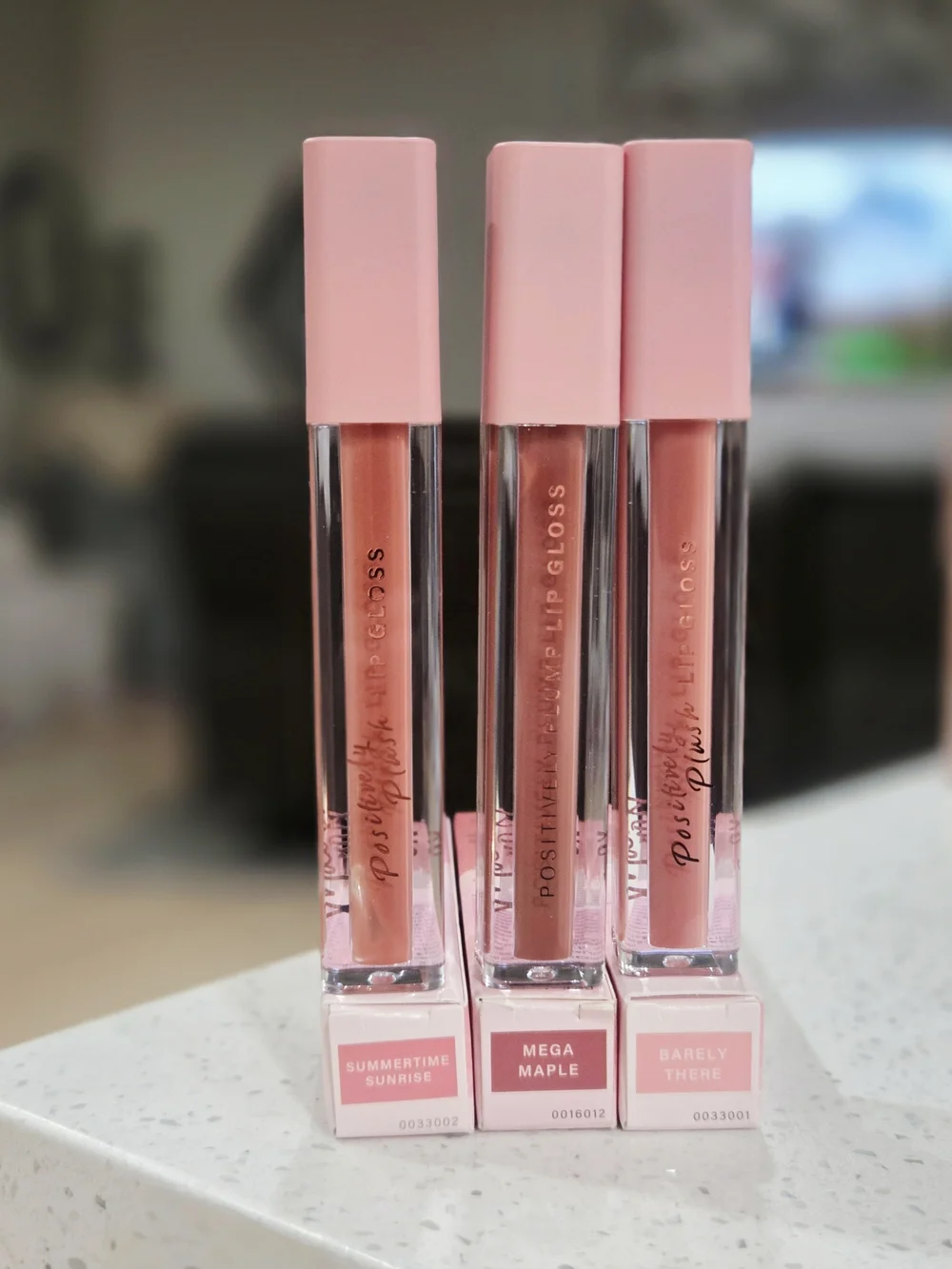 MALLY BEAUTY Lip Gloss Trio – Pink Nude Shades